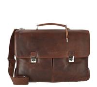 bugatti Romano Briefcase L Brown