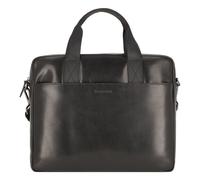 bugatti Romano Aktentasche Leder 38 cm Laptopfach schwarz