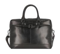 bugatti Romano Aktentasche Leder 40 cm Laptopfach schwarz