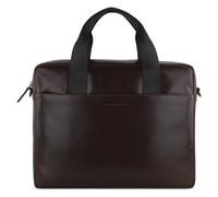 bugatti Romano Aktentasche mit einem 13" Laptopfach aus hochwertigem Leder in Braun
