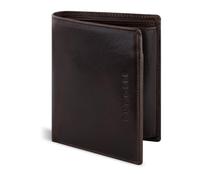 bugatti Romano Geldbörse mit RFID-Blocker, Portemonnaie aus robustem Rindleder Hochformat, Geldtasche mit Klappe für Herren, braun