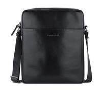 bugatti Romano Herren Schultertasche klein aus hochwertigem Leder in Schwarz