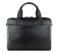 Bugatti Fashion Aktentasche Romeo Leder Business für Herren 13" Laptopfach Schwarz
