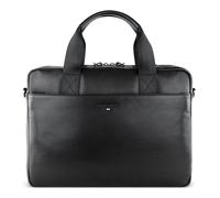 bugatti Romeo Aktentasche für Herren aus Leder, Business-Tasche mit 13" Laptopfach, schwarz