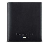 Bugatti Romeo Kartenetui komplett aus weichem Rindleder, RFID-Schutz, mit 8 Kartenfächern, schwarz