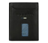 bugatti Romeo Kartenetui aus Leder mit Airtag-Fach und RFID-Schutz, Slim Wallet mit viel Platz, schwarz
