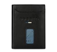 bugatti Romeo Kartenetui aus Leder mit Airtag-Fach und RFID-Schutz, Slim Wallet mit viel Platz, schwarz