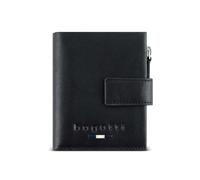 bugatti Romeo Slim Wallet Minibörse komplett aus Leder mit RFID-Schutz, schwarz