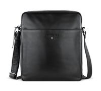 Bugatti Romeo Umhängetasche schwarz, fein genarbtes Rindsleder, Herren