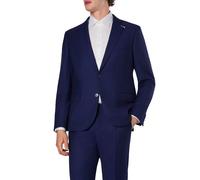 bugatti Sakko Herren Regular Fit Schurwolle blau, 27