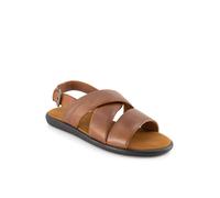 bugatti Sandalen Herren Glattleder braun, 44 (9.5)