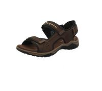 Bugatti - SANDALETTEN MIT FB. FERSENFREI dark brown/black - Gr. - 46
