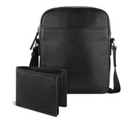 bugatti Savona Crossover Bag + Wallet Black