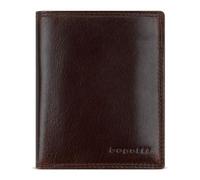 bugatti Savona Geldbörse aus vegetabilem Büffelleder, RFID-Portemonnaie Hochformat, Leder-Wallet für Herren, braun