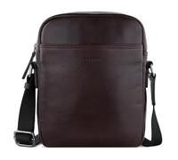 bugatti Savona Schultertasche aus vegetabilem Büffelleder, Cross-Body-Umhängetasche in braun