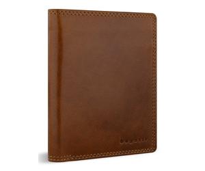 bugatti Savona Upright Wallet With Flap 8CC Cognac