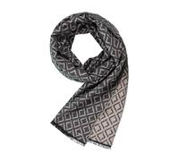 bugatti Schal Herren Schurwolle grau, One Size