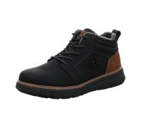 bugatti Herren Schlupfstiefel, Männer Stiefel Kaltfutter,uebergangsstiefel,uebergangsschuhe,flacher absatz,kaltgefüttert,schwarz (1000),41 EU/EU UK