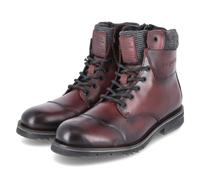 Bugatti Schnürboots - Gr. 46 - Rot - Leder & Textil