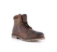 bugatti Schnürboots Herren Glattleder braun, 44 (9.5)