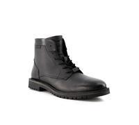 bugatti Schnürboots Herren Glattleder schwarz, 45 (10.5)