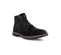 Bugatti Herren-Schnürstiefelette Caj Schwarz schwarz45