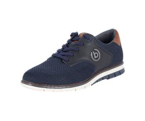 Bugatti Schnürhalbschuh Sandman für Herren, blau, Größe 45 EU