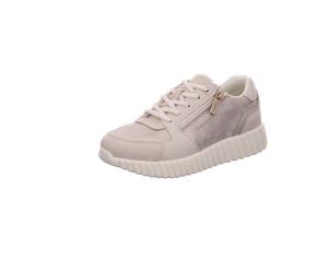 Bugatti Schnürschuhe für Damen aus Italien, Spanien und Portugal für Damen, beige, Größe 36 EU