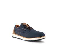 bugatti man-Herren - Derbies, Oxfords & Mönchsschuhe-321-AS403, Dark Blue, 42