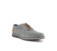 bugatti Schnürschuhe Herren Veloursleder grau, 43 (9)