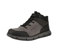 Schnürstiefelette BUGATTI "bugatti Stiefelette Lederimitat", Herren, Gr. 45, schwarz, grau, Lederimitat, Schuhe (20415955-45) schwarz, grau