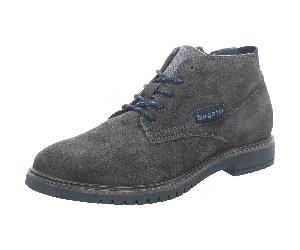 Bugatti - SCHNüRSTIEFEL N.W.GEFüTTERT dunkelgrau - Gr. - 45
