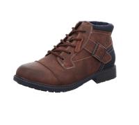 Bugatti - Schnürstiefelette sportlich dark brown - Gr. - 44