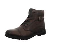 Bugatti - Schnürstiefelette sportlich Dark Grey - Gr. - 43