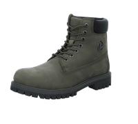 Bugatti - Schnürstiefelette sportlich grau - Gr. - 41