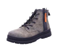bugatti Herren Schnürboots Pallario Comfort Grau mit Schnürung und Zierzipper. grau Gr. 42