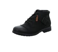 Bugatti - Schnürstiefelette sportlich schwarz - Gr. - 41