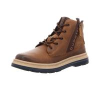 Schnürstiefelette BUGATTI "bugatti Stiefelette Leder", Damen, Gr. 40, cognac, Leder, Schuhe Schnürstiefelette (26352445-40) cognac