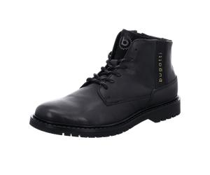 Bugatti Schnürstiefeletten für Herren, schwarz, Größe 44 EU