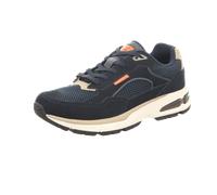 Sneaker BUGATTI, Herren, Gr. 45, dunkelblau, Leder, Textil, Schuhe Sneaker, Freizeitschuh, Halbschuh, Slipper mit Kontrast-Details (73623215-45) dunkelblau