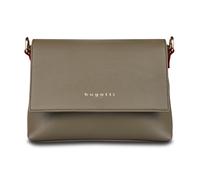 bugatti Ella Schultertasche für Damen, Frauen-Umhängetasche aus Kunstleder in olive