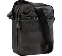 bugatti Schultertasche Herren Mikrofaser schwarz, One Size