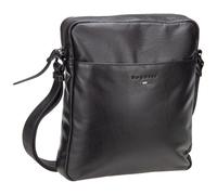 bugatti Romeo Schultertasche aus Leder, Umhängetasche für Herren mit Stil, schwarz