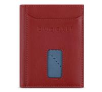 bugatti Secure Slim Special Zip Mini Wallet Red