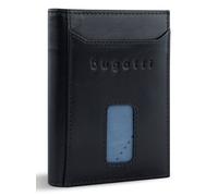 bugatti Secure Slim Mini Börse aus Leder mit RFID-Schutz, Slim Wallet, Kartenetui, schwarz