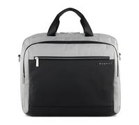 bugatti Sera Businesstasche Medium für Herren mit 15“ Laptopfach, Arbeitstasche Aktentasche Große Bürotasche, hellgrau