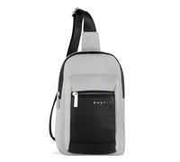 bugatti Sera Crossbody-Brusttasche, Praktische Mehrzweck-Sicherheits-Umhängetasche, hellgrau