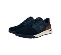 bugatti man-Herren - Sneakers-321-AWP02, Dark Blue/Cognac, 42