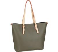 bugatti Ella großer Shopper bag-in-bag für Frauen, Damen-Handtasche Kunstleder, olive