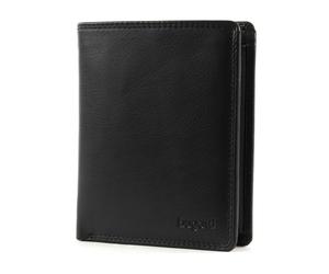 bugatti Simbiosi Coin Wallet Combi Style with Zip Compartment 8CC Black